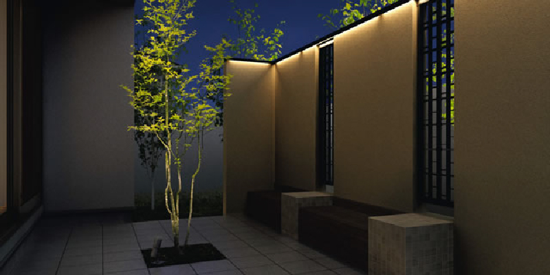 照明付きブロック塀が人気の理由