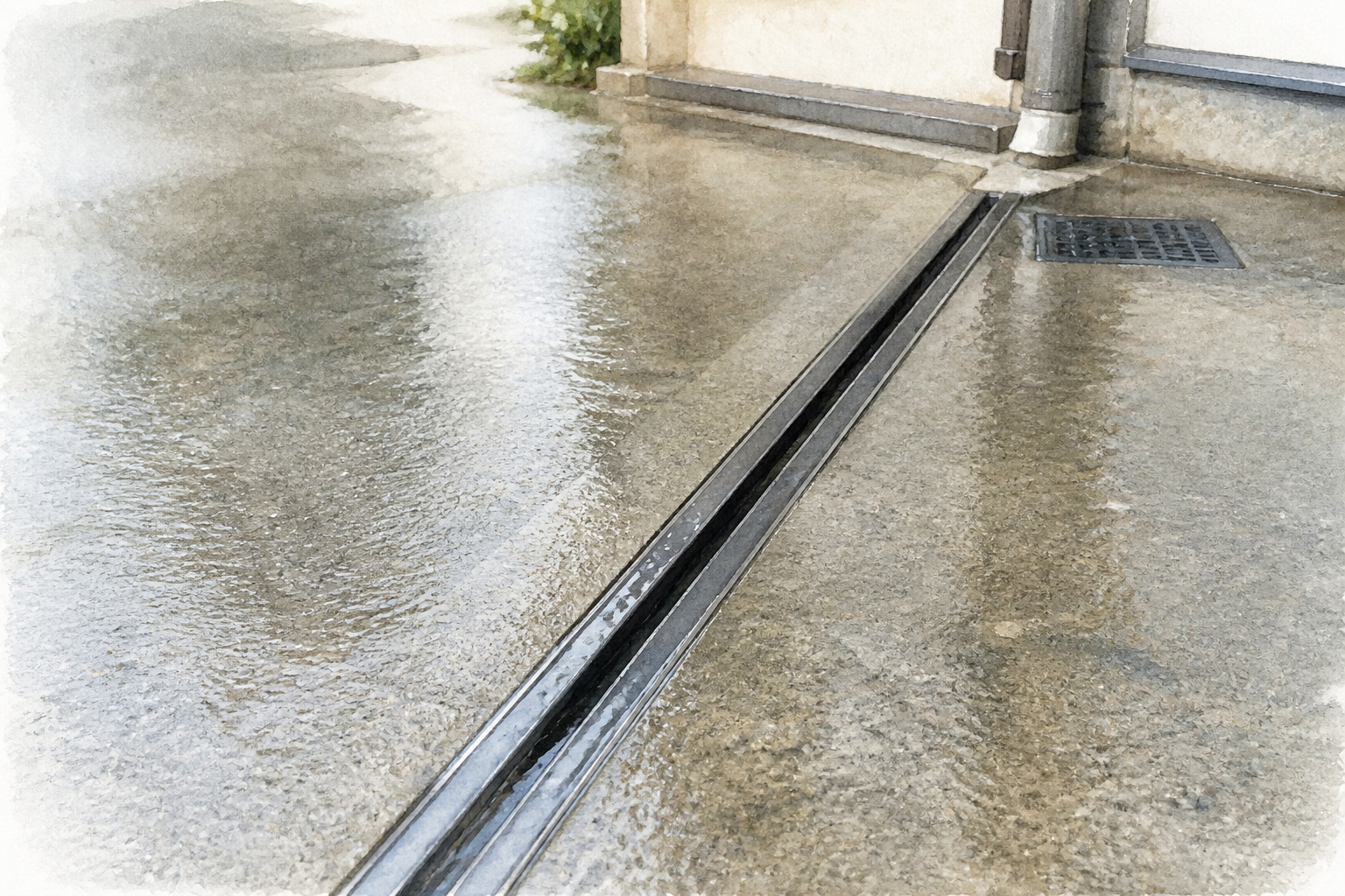 スリット排水で水を逃がす施工の根拠