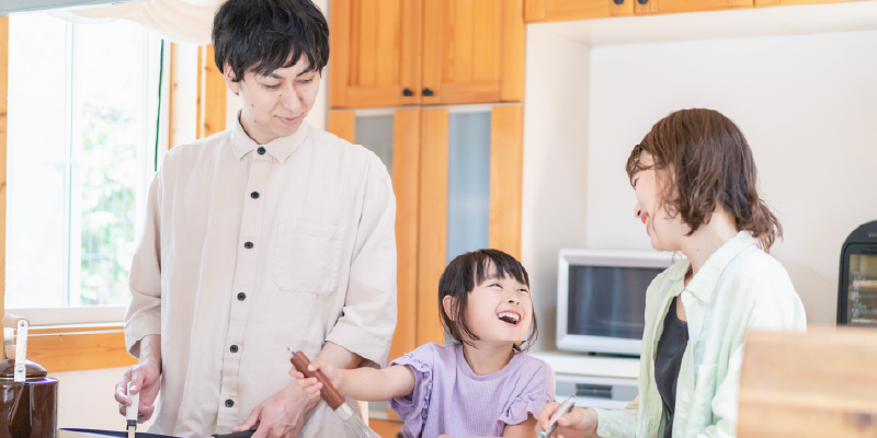 家族にやさしいキッチン空間の実現