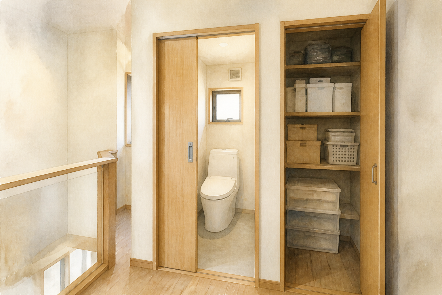 2階トイレ増設で納戸を選ばなかった理由
