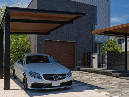 駐車スペースから玄関までの安全なアプローチ