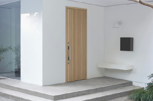 壁付けポスト設置