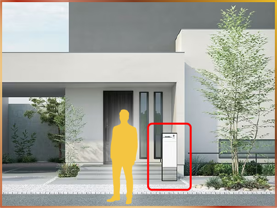表札・ポスト・宅配ボックスの設置場所
