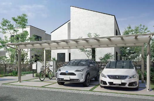 3台用ワイドカーポート（F型）