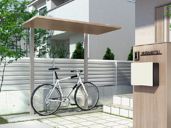 敷地条件に合わせた配置と通路の確保