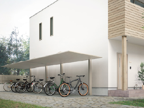 カーポートとの違いや併設例