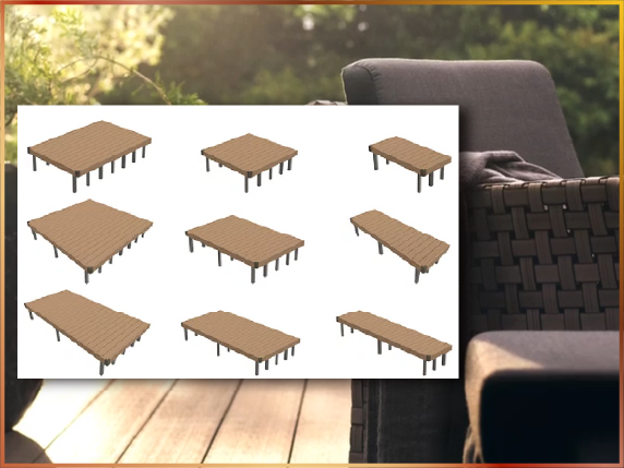 ウッドデッキのサイズの選び方