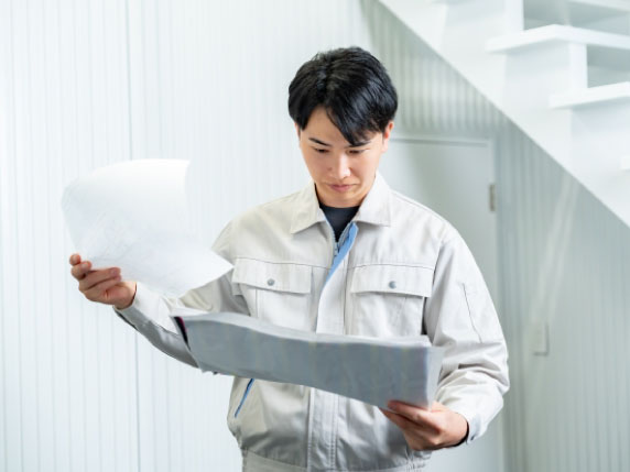 水勾配・管路設計に精通した職人施工