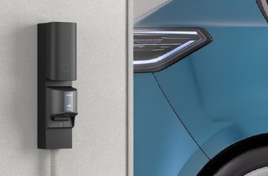 壁面取付タイプEVスタンド