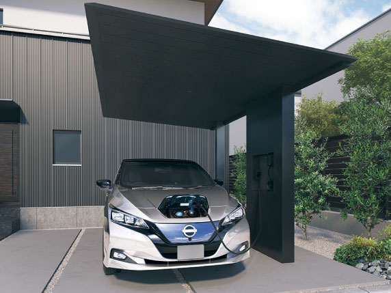 舗装・カーポート・照明などとの連携施工