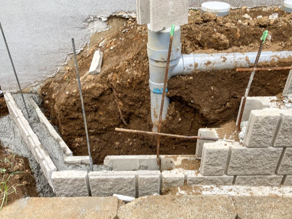 土間や配管と外構工事の関係