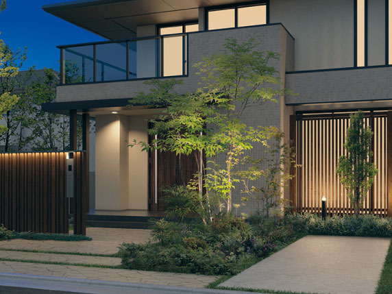 防犯性とプライバシーに配慮した外構設計