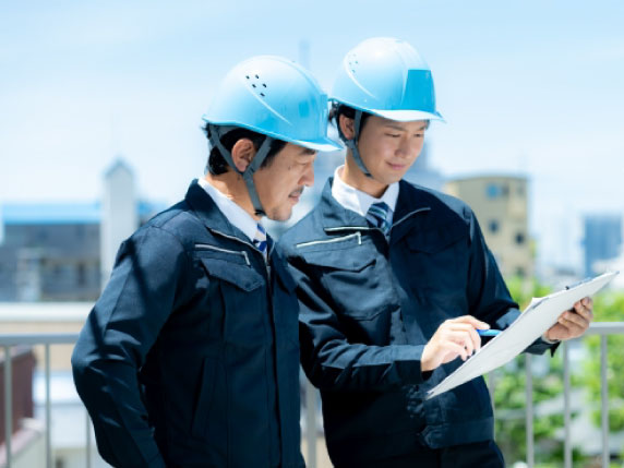 事前調査・近隣配慮・アフターケアの説明図