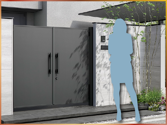 門柱・門扉のサイズ設計の考え方