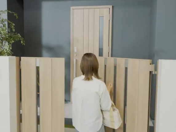 門扉の開閉しやすさの向上