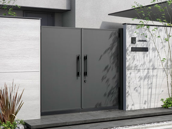 敷地に合った門柱・門扉の設計