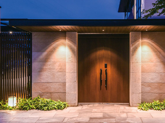 門柱デザインの外観効果