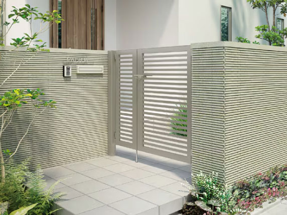 統一感のある外構デザイン