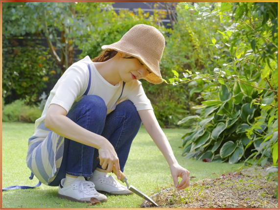庭の管理性を考えた設計