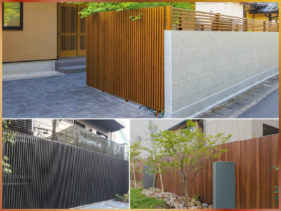 目隠し塀の構造タイプの選び方