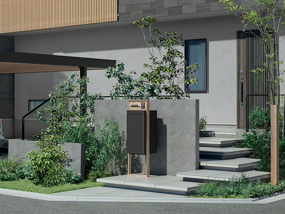 防犯を意識した外構設計プランニングの様子