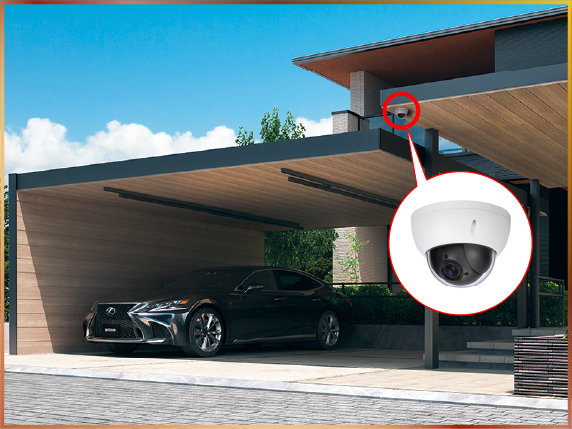 防犯カメラ・センサー設置