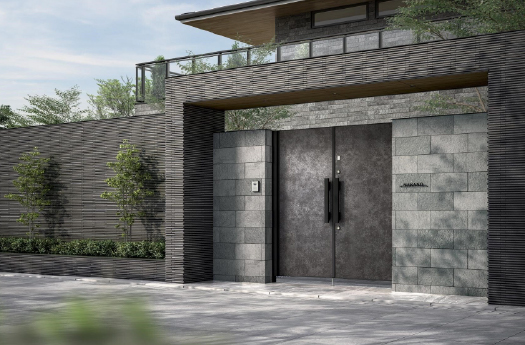 防犯門扉の設置