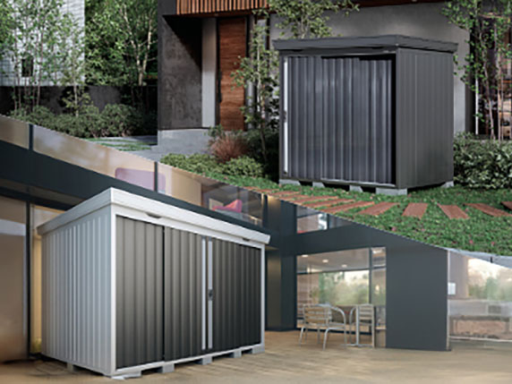 縦型・横型・連棟型などサイズと形状のバリエーション