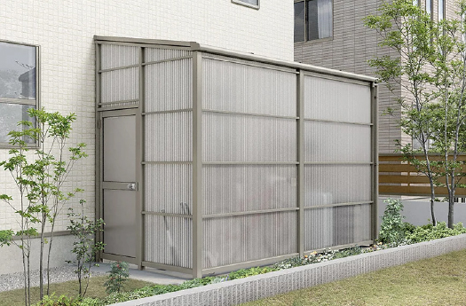 勝手口連結タイプのストックヤード