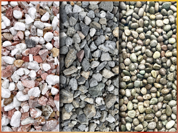 砂利の種類と選び方
