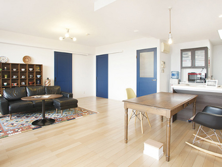 壁を取り払って広々LDKへ