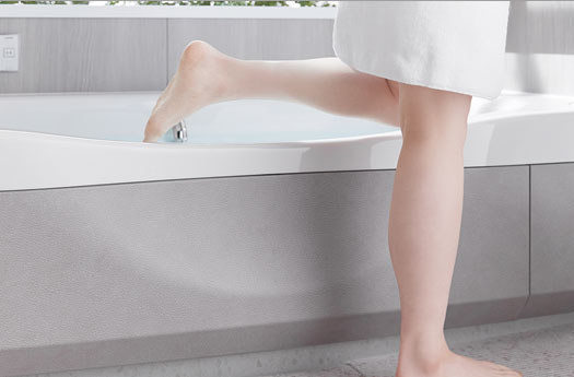 低またぎ浴槽交換