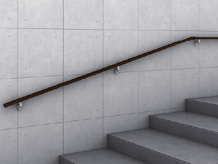 手すりの位置や高さに個人差がある