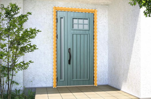 玄関ドア枠交換