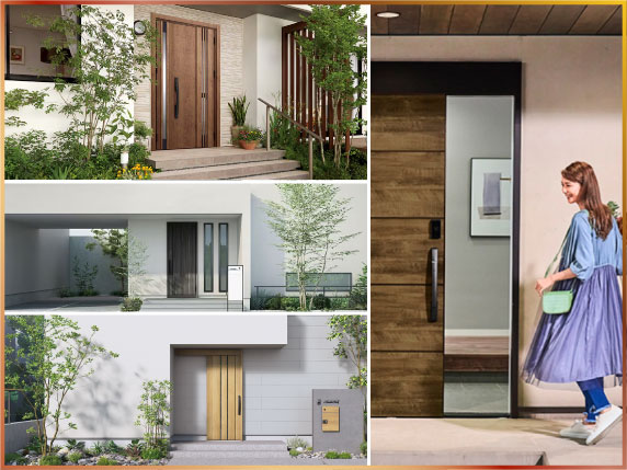 玄関ドア開閉方式