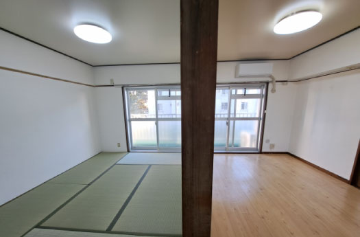 和室から洋室へ変更