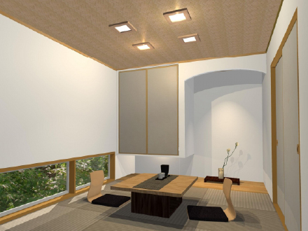 和室照明リフォーム