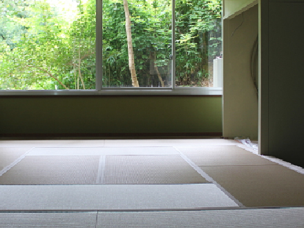 縁なし畳とカラー畳の施工例