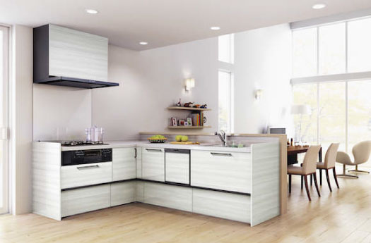 L型キッチン交換