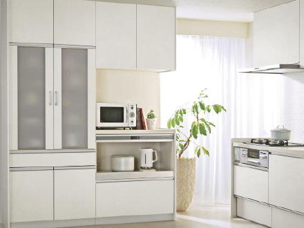 家電収納とカップボード