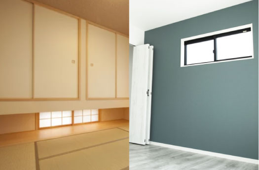 和室洋室変更