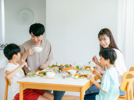 家族とのコミュニケーションを重視した空間設計