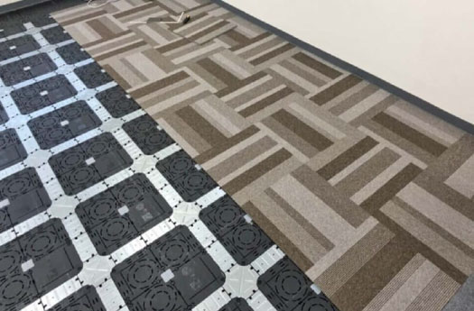 OAフロア配線整理施工