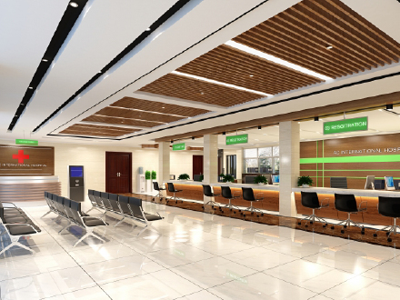 クリニック・治療院｜清潔感と安心感を兼ね備えた設計