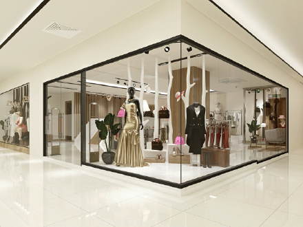 物販店舗｜回遊性と視認性に配慮した商品陳列の工夫