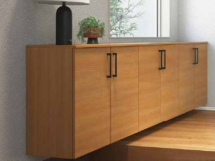 壁面一体型収納｜空間に馴染むスマートなデザイン