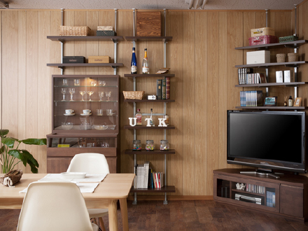 棚板の高さ・奥行き調整