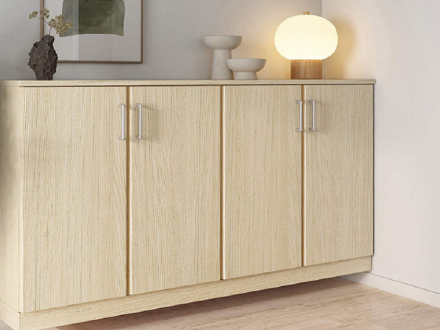 扉の有無・材質・カラー選択