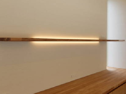 間接照明の設置