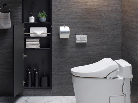 コンパクトなトイレレイアウト